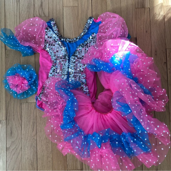 EUC dance recital costume worn once. Size Small child. - Picture 3 of 16